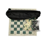 KIXZSAZ International Chess Games Set di Scacchi arrotolabili con Pezzi Ispirati al Medioevo per la Pianificazione strategica, attività per Le Vacanze per Gli Amanti, Set da, S