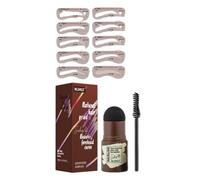 KIXZSAZ Kit di stampini per timbri per sopracciglia Strumenti per il trucco per modellare le sopracciglia impermeabili Stampa Bastone per nascondere l'ombra dei capelli per le donne alle armi