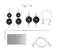 KIXZSAZ Kit per esperimenti di fisica con Per sistema di blocchi e carrucole, adatto per dimostrare macchine reali nelle scuole. È possibile divertirsi con esperimenti fai da te e apprendere nozioni