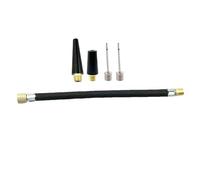 KIXZSAZ Kit ugello ago Pompa per palloni, adattatori valvola Bicicletta, Ottone Resistente per palloni Sportivi, Kit ugello gonfiatore Gonfiabile, Sportivi gonfiabili, 5 Pezzi