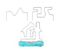 KIXZSAZ Labirinto elettrico con urti, giocattoli, puzzle, gioco di trucchi, gioco interattivo con fili, classico per bambini, per sviluppare le abilità, regalo per compleanno, progetto di ingegneria,