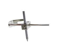 KIXZSAZ Lavori di cucito di precisione semplificati con il marcatore circolare per macchina a punto annodato, strumento fissaggio rotondo, strumento ausiliario per marcatore rotante per macchina