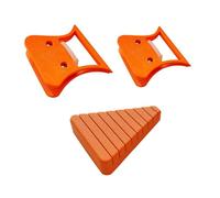 KIXZSAZ Le pratiche pinze Feathers tengono saldamente in mano strumento per le dita per mosche in modo sicuro ed efficiente, prevenendo eventuali lesioni alle, Arancia, Set da 3 pezzi