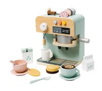KIXZSAZ Macchina da caffè giocattolo per bambini, simulazione di macchina da caffè, set da gioco da cucina, offre infinite avventure nel gioco di finzione