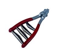 KIXZSAZ Macchina per incordatura Professionale a 4 Resistente per Racchette da Badminton, Macchina per incordatura con Morsetto di partenza, per per Racchette da Squash di, Rosso, Lunghezza 14 cm