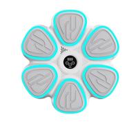 KIXZSAZ Macchina per l'allenamento di Boxe Bluetooth con luci a LED, Macchina per l'allenamento di Boxe ABS con luci per Le abitudini di Esercizio della, Bianco