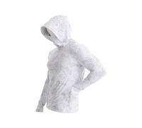 KIXZSAZ Maglietta da Pesca a Maniche Lunghe da Uomo Traspirante con Materiali innovativi per Il Comfort Durante Le attività all'aperto con Tempo Caldo, Maglietta Estiva, Bianco, 5XL