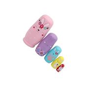 KIXZSAZ Matrioske Fatte a Mano a Forma di Coniglio, splendidamente progettate, Regalo per Bambini. Le Dimensioni più Piccole Sono Circa 4 cm x 2 cm/1,57
