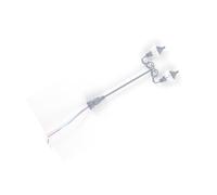 KIXZSAZ Mini paesaggio Streetlight Prop Simulazione realistica Modello di luce Lampada in miniatura fai-da-te Puntelli Ornamento di layout della scena, Grigio/Bianco