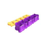 KIXZSAZ Mini stampo per biscotti per pesci rossi, simpatico stampino per pesci rossi, per biscotti, pesce, in plastica, a forma di pesce, per snack, cioccolato