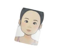 KIXZSAZ Modello di pratica di pittura per trucco facile da pulire Strumento artistico interattivo per bambini, Volto ragazza, 21x30x0.1 cm