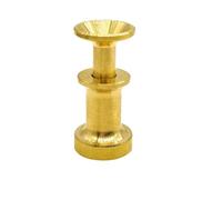 KIXZSAZ Morsetto Compatto per Le Mosche, impilatore per Capelli da Pesca in Ottone, Utensili per, Strumento per rifinire Le Mosche, Porta Bobina da Pesca con Rotazione a 360