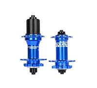 KIXZSAZ Mozzo Cuscinetto Dimensioni compatte Leva a sgancio rapido Artigianato Senza sbavature Ridurre l'attrito Forniture per Biciclette Albero Ruota a 32 Fori, 32H/Cuscinetto/Blu