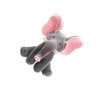 KIXZSAZ Peluche Musicale a Forma di Elefante con Orecchie mobili, Divertente e coinvolgente per insegnare ai Bambini Il e Le capacità di coordinazione. Peluche per Bambini, Giocattolo Elettrico.