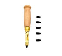 KIXZSAZ Perforatrice Punzone per pelle Convenienza Palmare Prop fai da te Accessori per la lavorazione del legno Forniture per cucire Trapano automatico