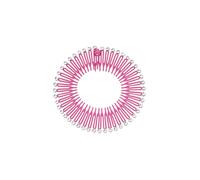 KIXZSAZ Pettine elasticizzato a dente circolare completo da donna Pettini circolari flessibili Porta fascia per capelli Fascia per la testa Accessori da donna per escursionismo, Rosa rossa