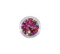 KIXZSAZ Pietre di vetro frantumate per nail art Glitter Frammento di cristallo personalizzato Riempitivi di strass fai-da-te Accessori per manicure per telefono cellulare, Colore misto
