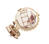 KIXZSAZ Puzzle del globo con assemblaggio in legno Migliora la memoria e sviluppa abilità di risoluzione dei problemi Giocattoli educativi Kit modello 3D del globo