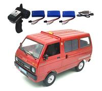 KIXZSAZ RC Drift Trucks Simulazione Motore Auto Regali Per Off-Road/On-road Car Unisex Ragazze Ragazzi Van Electric Hobby Rock Vehicle Model Toy, Rosso, Triplo potere
