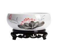KIXZSAZ Robusto vaso per bonsai resistente alle crepe e allo scolorimento per una costruzione in ceramica a lungo termine, realizzato in ceramica, E, 16.5 * 15 * 6.5CM