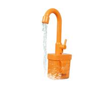 KIXZSAZ Rubinetto dei cartoni animati, giocattolo per lavello per bambini, cucina, ABS, accessori per rubinetto a risparmio idrico, giocattolo per lavello , giallo