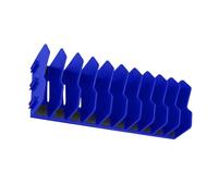 KIXZSAZ Scaffale portaoggetti con taglierina antiscivolo, facile riconoscimento e gestione degli utensili, la borsa organizzativa è progettata per collegare piccole dimensioni, blu