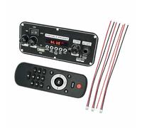 KIXZSAZ Scheda audio MP3 Modulo audio FM 2x10W Supporta connessione USB e radio con display digitale e funzione di registrazione Modulo lettore con telecomando Durevole Premium