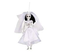 KIXZSAZ Scheletro di Halloween stregato per la sposa e lo sposo, decorazione da appendere per decorazioni agghiaccianti per la colonna vertebrale, bar per mostre di casa stregata, Q3-7