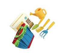 KIXZSAZ Set di attrezzi da giardino per bambini per crescere e imparare in giardino Attrezzi da giardino Set di attrezzi da giardino per bambini in ABS, due, Imposta 2