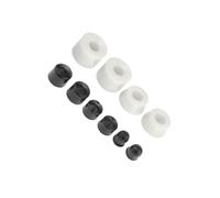 KIXZSAZ Set di boccole per boccole per camion da longboard, kit essenziale per la sostituzione dei dadi per skateboard per appassionati di sport all'aria aperta, kit di, Bianco, 11x16x24mm