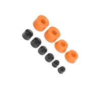 KIXZSAZ Set di boccole per boccole per camion da longboard, kit essenziale per la sostituzione dei dadi per skateboard per appassionati di sport all'aria aperta, kit di, Arancia, 11x16x24mm