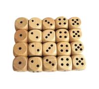 KIXZSAZ Set di dadi in legno unici da 20 mm, giochi di ruolo divertenti e attività divertenti per la famiglia. Questi dadi in legno aggiungono raffinatezza e divertimento a