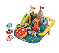 KIXZSAZ Set di gioco educativo con veicoli giocattolo dotati di sei meccanismi collegamento e elaborati disegni montagne. Ponti alti e antichi Per castelli consentono sperimentare vari disegni