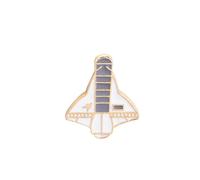 KIXZSAZ Spilla a forma di cartone animato Aereo di carta Volo spaziale Accessorio per la decorazione di moda Spilla, Digitare 4