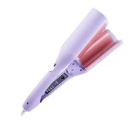 KIXZSAZ Strumenti per arricciare Lo smalto ceramico per la cura dei capelli di tipo acqua e gli involtini di pollo hanno un'elevata resistenza e stile duraturo, Rosa Viola