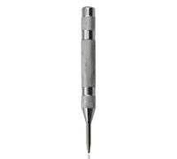 KIXZSAZ Strumento manuale per carpentiere a scalpello per la lavorazione del legno con perforatore a molla automatico per perforazione centrale in vetro per impieghi gravosi, Argento senza testa