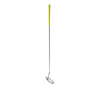 KIXZSAZ Strumento professionale per la pratica del putting da golf, caratteristiche durevoli, impugnatura comoda, asta in lega di alluminio rimovibile, progettato per il, giallo, 11x87cm