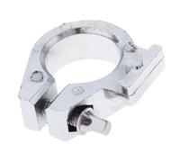 KIXZSAZ Supporti per batteria, accessori, hardware, lega di zinco lucidata, blocco di memoria su cui contare, durevole e resistente all'usura. DESIGN, kit per batteria basso, Argento, 25 millimetri