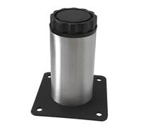 KIXZSAZ Supporto per mobili Gambe per mobili regolabili Gambe rotonde Piedini in acciaio inossidabile Installazione fai da te Bar per la colazione Zoccolo per regolabili in acciaio inossidabile