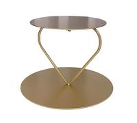 KIXZSAZ Supporto per torta resistente, separatore a forma di cuore, fornisce un elegante vassoio per servire dessert e non deforma facilmente. Può essere, Oro, Grande