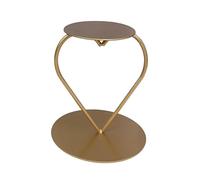 KIXZSAZ Supporto per torta resistente, separatore a forma di cuore, fornisce un elegante vassoio per servire dessert e non deforma facilmente. Può essere, Oro, Piccolo