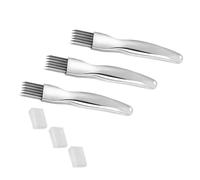 KIXZSAZ Tagliapasta per cipolla verde tritata efficiente in acciaio inossidabile da 3 pezzi, che consente di risparmiare ancora più tempo con il coltello di seta senza sforzo