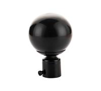 KIXZSAZ Terminali per aste per tende da finestra, palo per tendaggi, estremità decorative, trattamento a forma di sfera a testa cava per soggiorno domestico