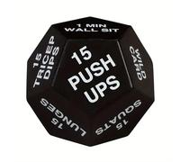 KIXZSAZ Trasforma la tua routine di allenamento con il gioco di dadi per il fitness e porta le tue abitudini di fitness a un livello superiore, garantendo affidabilità in qualsiasi, bianco