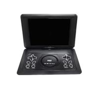 KIXZSAZ Trexonic 14 Lettore DVD portatile LCD TV con antenna Dimensioni schermo 1 in risoluzione 1024×768 Batteria 5000mAh Lettore DVD ABS per auto
