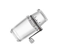 KIXZSAZ Tritaghiaccio manuale per domestico Trituratore per frullato trasparente multifunzione Bar da cucina Accessori per frullatore per feste