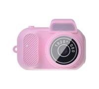 KIXZSAZ Videocamera per regalo di compleanno per bambini con risoluzione 1080P Mini fotocamera per regalo di compleanno in ABS per cartoni animati, rosa