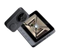 KIXZSAZ Videocitofono bidirezionale con campanello con schermo IPS da 3 pollici Riduzione del rumore Visioni notturne a infrarossi con 4 di alto livello