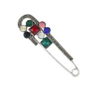 KIZAMI Spilla da Balia Grande, 20 Pezzi, 82×23mm, Strass, Retrò, per la Decorazione di Vestiti Fai da Te, Bottone, Scialle, Cardigan