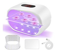 Kizaten Lampada UV per resinas,lampada a doppio lato in resina UV con display LED,36 W,asciugatura rapida,regolazione dell'ora regolabile,utilizzabile per fai da te,resina,forme di Gioielli